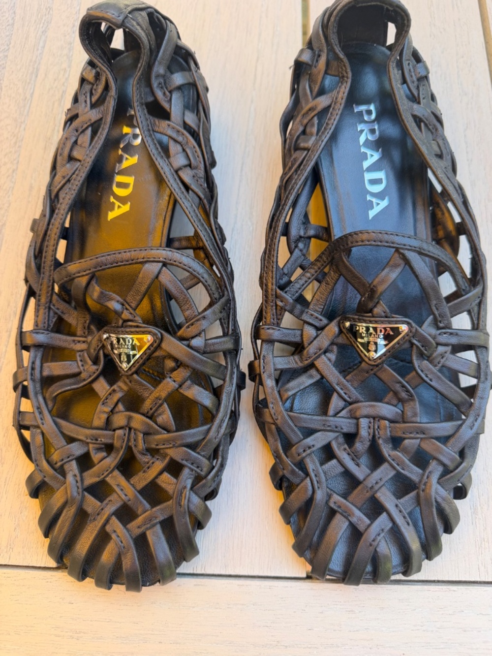 Prada Modellerie Style Cutout Pumps, Heels, Loafer with Box, Dust Bag 2025 - Picture 10 of 13